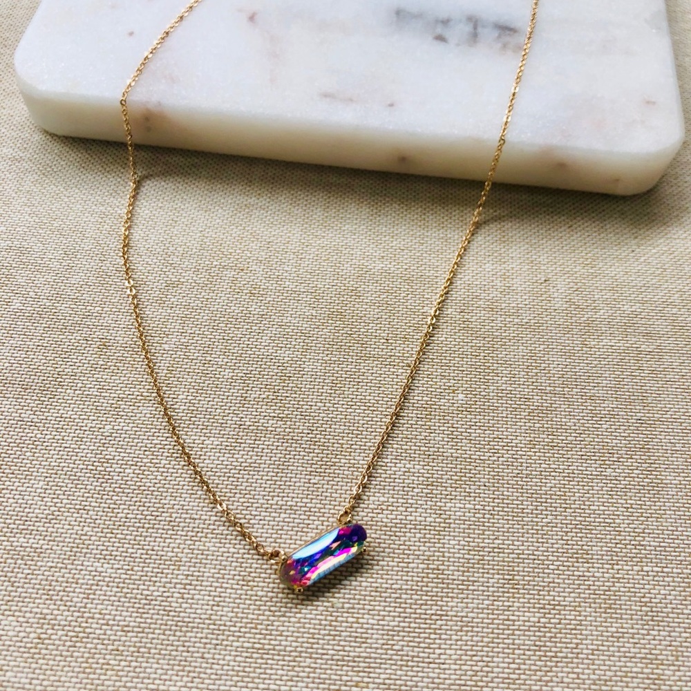 ⭐️LAST ONE⭐️ Armora’s | Iridescent Necklace - Picture 6 of 7